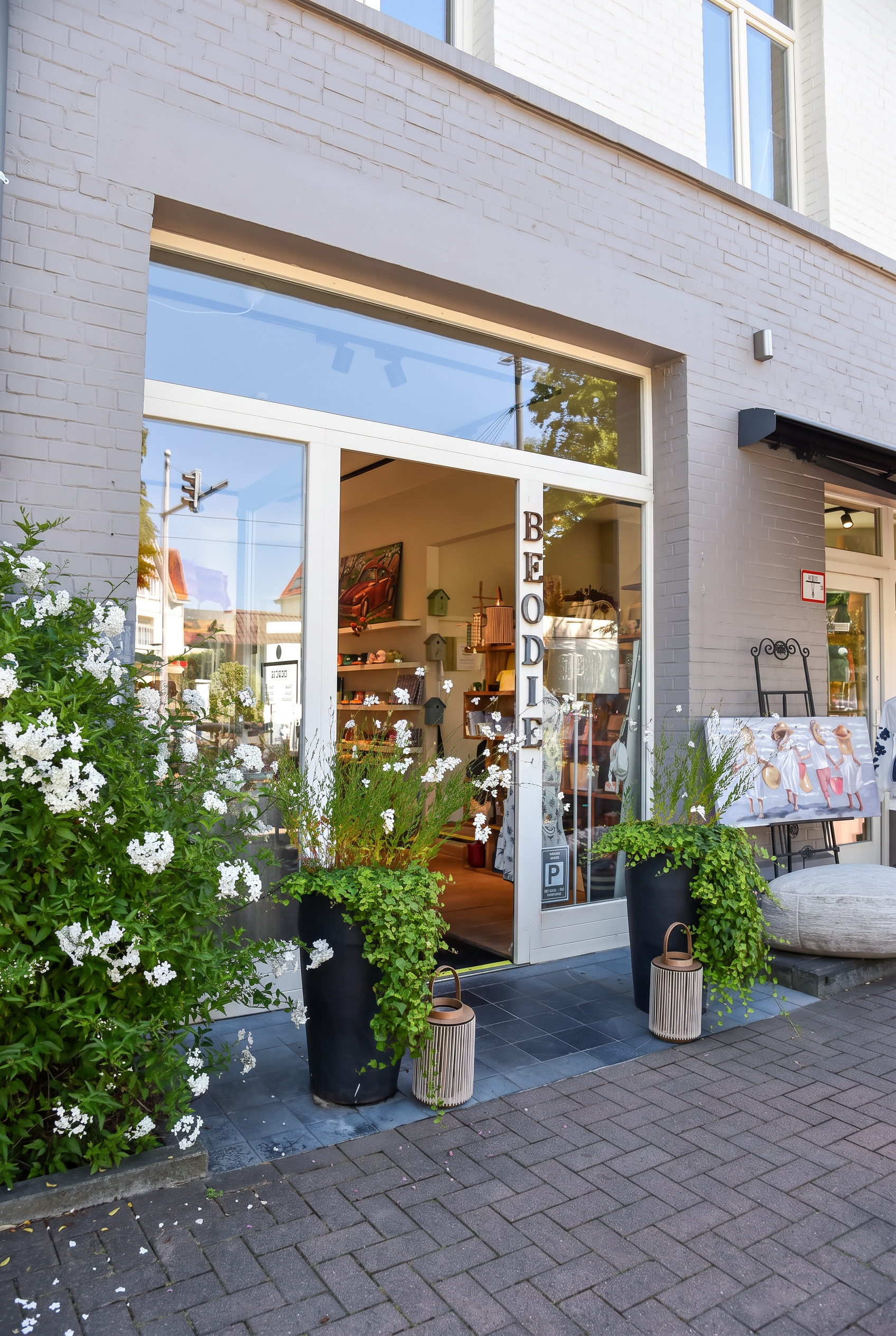 Devanture du magasin de décoration Béodie avenue Orban